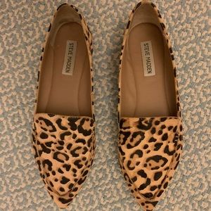 Steve Madden leopard flats